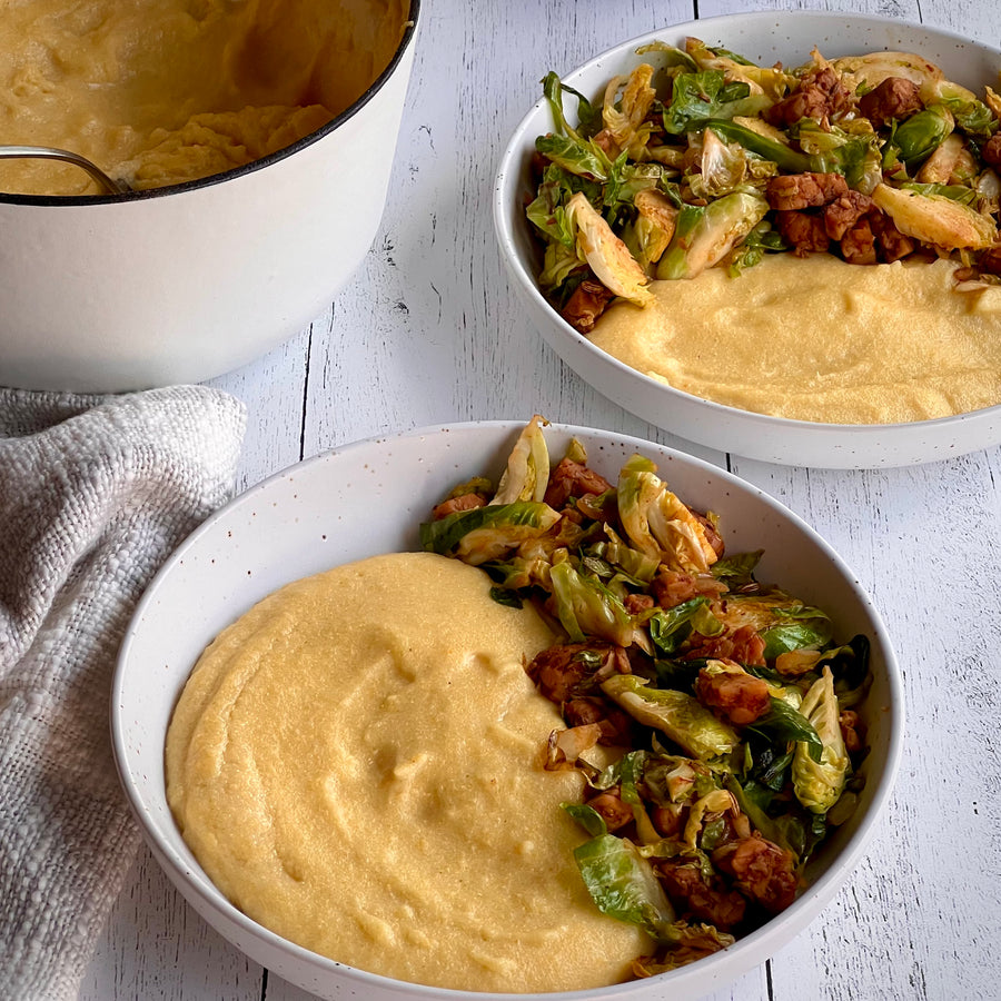 Winter Brussel Sprouts Hash Bowl